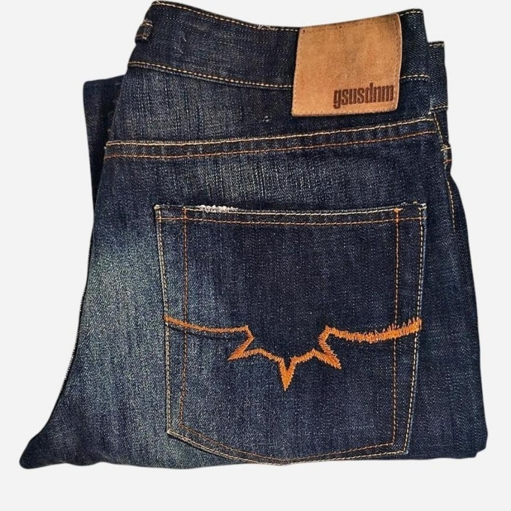 Gsus Sindustries*RARE*Relaxed Fit Men's Selvedge Denim Jeans